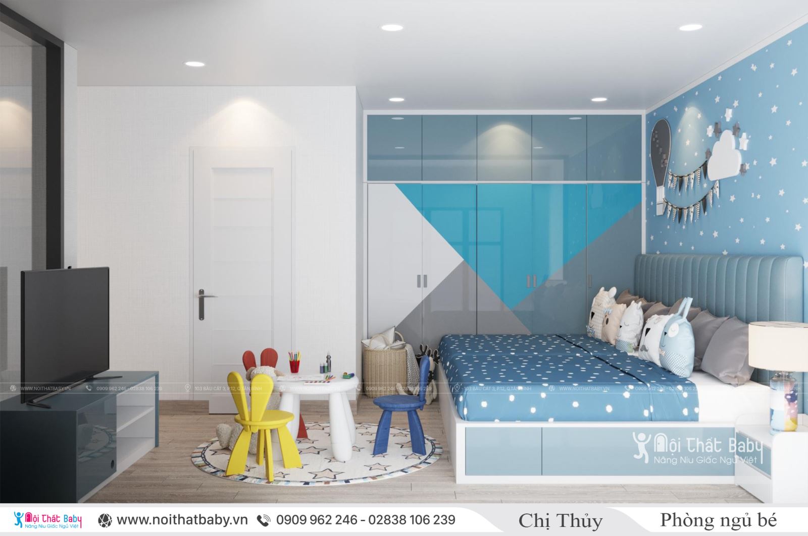 Thiết kế trọn gói nội thất Duplex căn 127m2 Emerald Celadon City